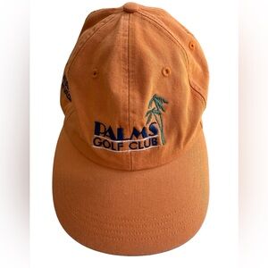 Palms‎ Golf Club Hat Mesquite Nevada Ahead Vintage Orange Strapback Cap